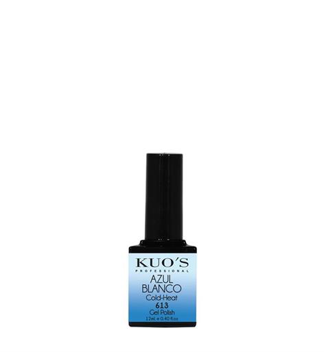 GEL-POLISH AZUL-BLANCO KUOS