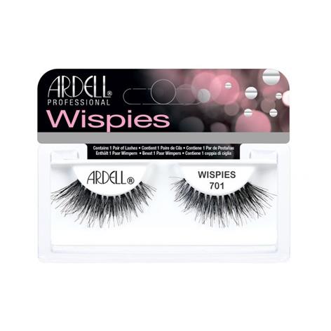 ARDELL PESTAÑA WISPIES 701 NEGRAS CON ADHESIVO