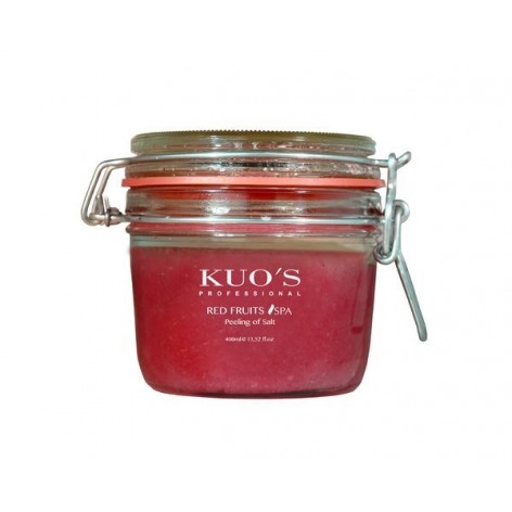 PEELING DE SAL CON FRUTOS ROJOS KUOS 250ml