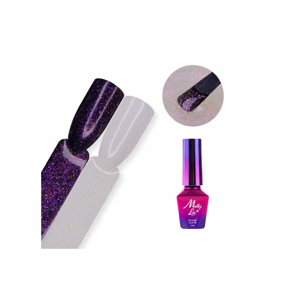 MOLLY LAC TOP NO WIPE HOLLYWOOD VIOLET SHOW 5ml