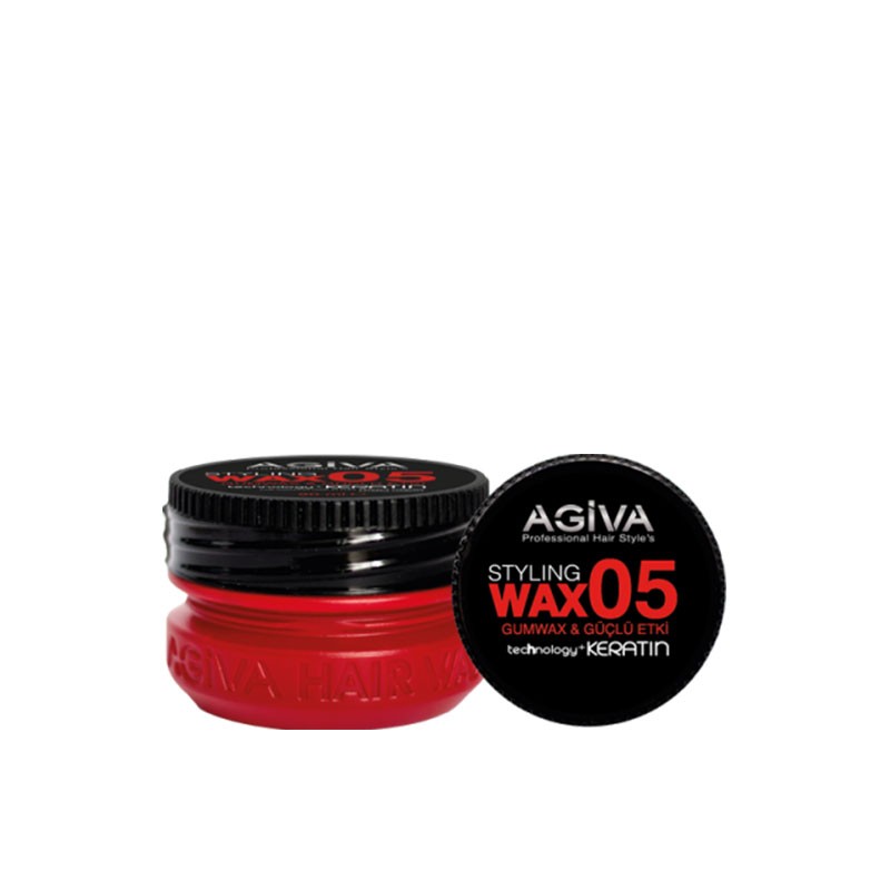 AGIVA HAIR STYLING WAX 05 GUM WAX RED 90ML