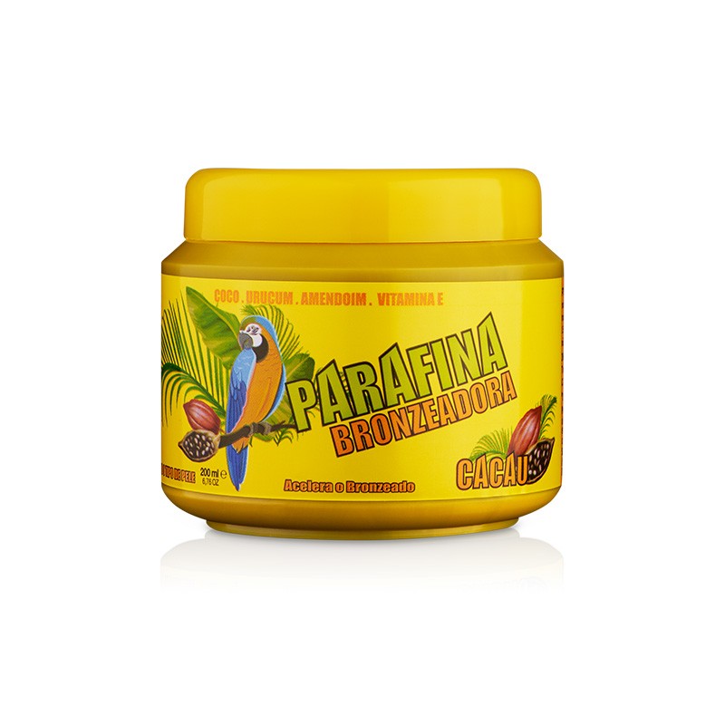 PARAFINA BRONZEADORA CACAU 200ML