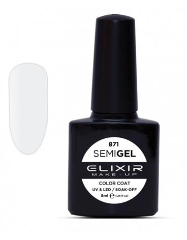 ELIXIR SEMI GEL COLOR 8 ML MILKY WHITE Nº 871