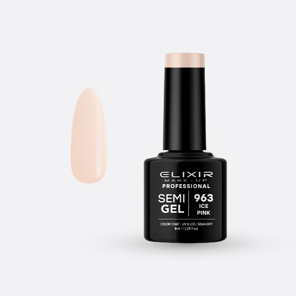 ELIXIR SEMI GEL COLOR 8 ML ICE PINK Nº 963