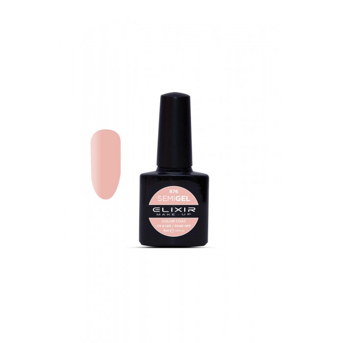 ELIXIR SEMI GEL COLOR 8 ML PALE PINK Nº 876