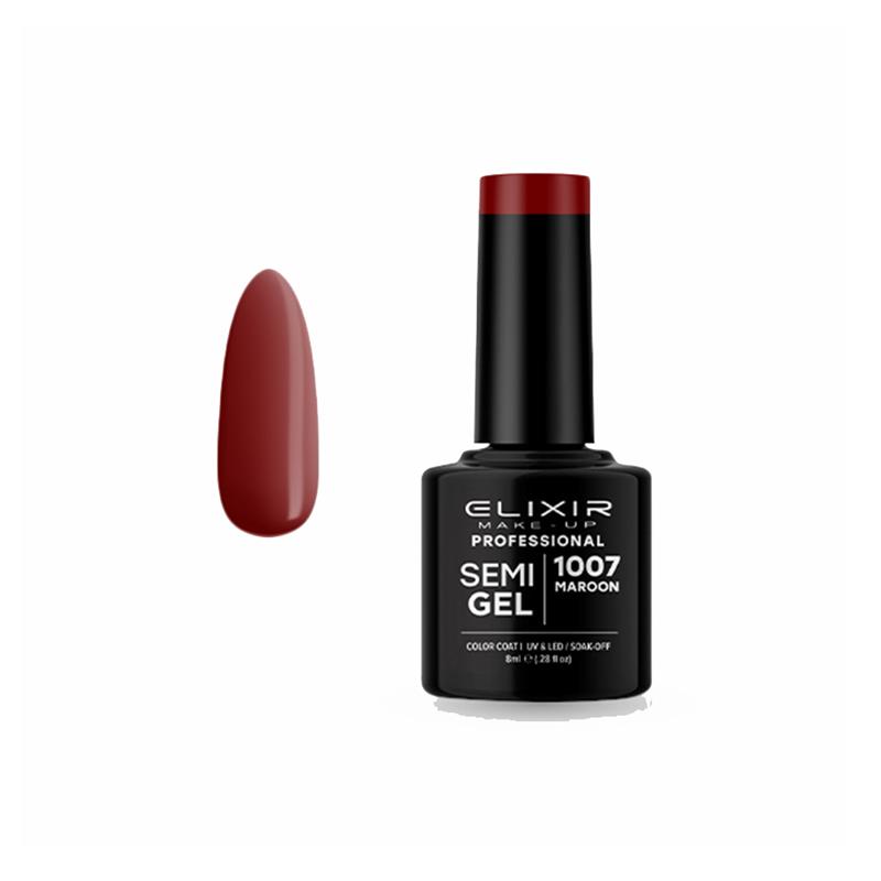 ELIXIR SEMI GEL COLOR 8 ML MAROON Nº 1007