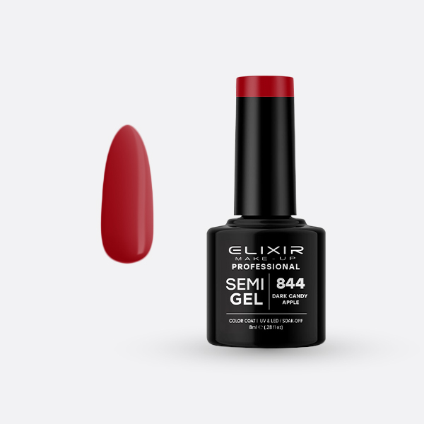 ELIXIR SEMI GEL COLOR 8 ML DARK CANDY APPLE Nº 844