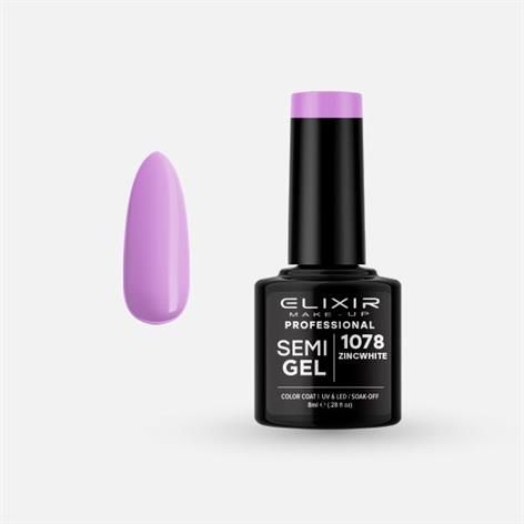 ELIXIR SEMI GEL COLOR 8 ML ZINCWHITE Nº 1078