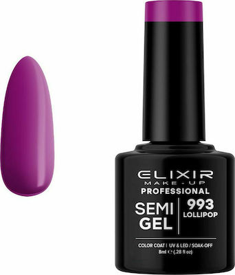 ELIXIR SEMI GEL COLOR 8 ML LOLLIPOP Nº 993