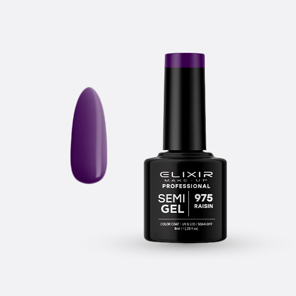 ELIXIR SEMI GEL COLOR 8 ML RAISIN Nº 975