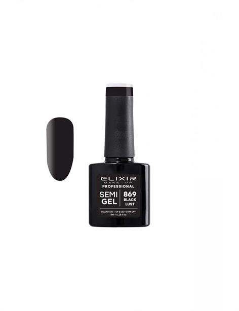 ELIXIR SEMI GEL COLOR 8 ML NEGRO Nº 869