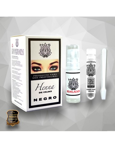 HENNA MARRON CLARO 2gr.+REVELADOR 5ml+DOSIFICADOR