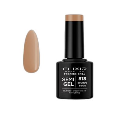 ELIXIR SEMI GEL COLOR 8 ML BLONDE BEIGE Nº 818