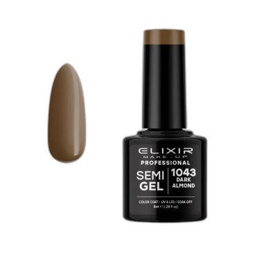 ELIXIR SEMI GEL COLOR 8 ML DARK ALMOND Nº 1043