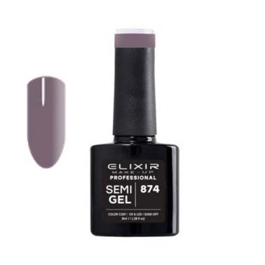 ELIXIR SEMI GEL COLOR 8 ML DEEP TAUPE Nº 874