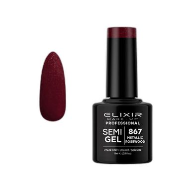 ELIXIR SEMI GEL COLOR 8 ML METALLIC ROSEWOOD Nº 867