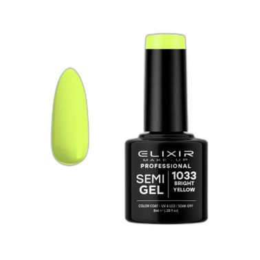 ELIXIR SEMI GEL COLOR 8 ML BRIGHT YELLOW Nº 1033