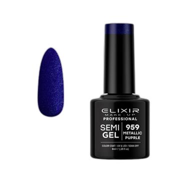 ELIXIR SEMI GEL COLOR 8 ML METALLIC PURPLE Nº 959