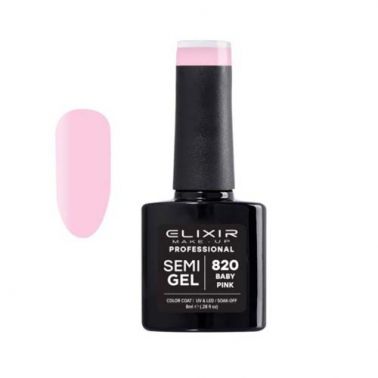 ELIXIR SEMI GEL COLOR 8 ML BABY PINK Nº 820