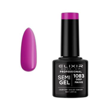 ELIXIR SEMI GEL COLOR 8 ML DEEP MAUVE Nº 1083