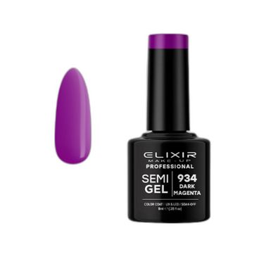 ELIXIR SEMI GEL COLOR 8 ML DARK MAGENTA Nº 934