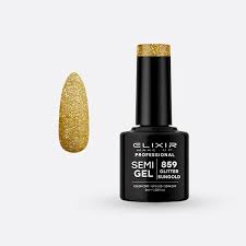 ELIXIR SEMI GEL COLOR 8 ML GLITTER SUNGOLD Nº 859