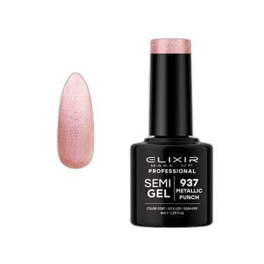 ELIXIR SEMI GEL COLOR 8 ML METALLIC PUNCH Nº 937