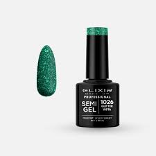 ELIXIR SEMI GEL COLOR 8 ML GLITTER VISTA Nº 1026