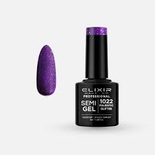 ELIXIR SEMI GEL COLOR 8 ML MAJESTIC GLITTER Nº 1022