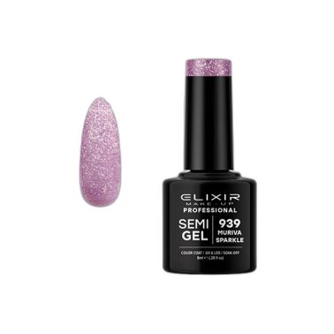 ELIXIR SEMI GEL COLOR 8 ML MURIVA SPARKLE Nº 939