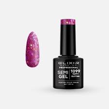 ELIXIR SEMI GEL COLOR 8 ML TAFFY GLITTER Nº 1099