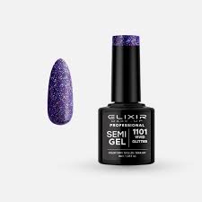 ELIXIR SEMI GEL COLOR 8 ML VIVID GLITTER Nº 1101