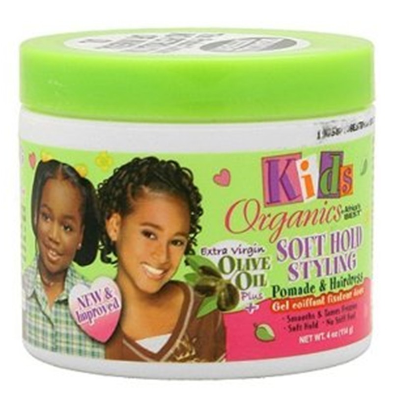 KIDS ORGANICS SOFT HOLD STYLING POMADE & HAIRDRESS 114GR