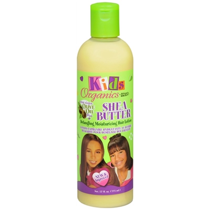 KIDS ORGANICS SHEA BUTTER DETANGLING MOIST. HAIR LOTION 355ML