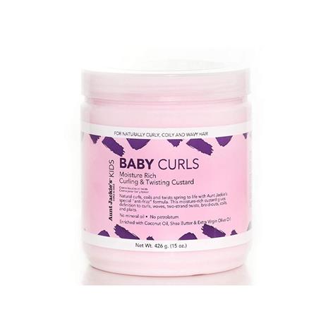 AUNT JACKIE'S BABY CURLS MOISTURE RICH CURLING & TWISTING CUSTARD 426G