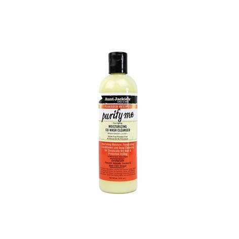 AUNT JACKIE'S FLAXSEED PURIFY ME MOISTURIZING CO-WASH CLEANSER 355ML