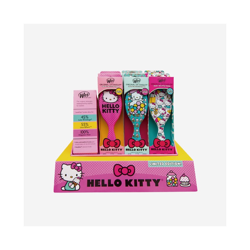 EXPOSITOR CEPILLOS HELLO KITTY (9 UNIDS) WET BRUSH