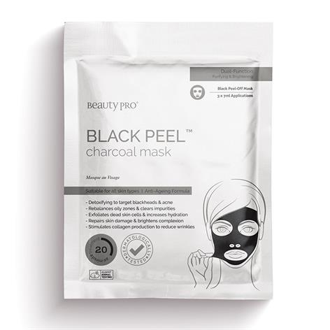 BEAUTY PRO BLACK PEEL OFF MASK 3X7G