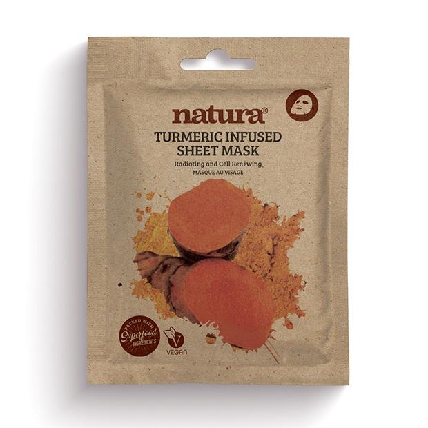 NATURA TURMERIC INFUSED SHEET MASK 22ML