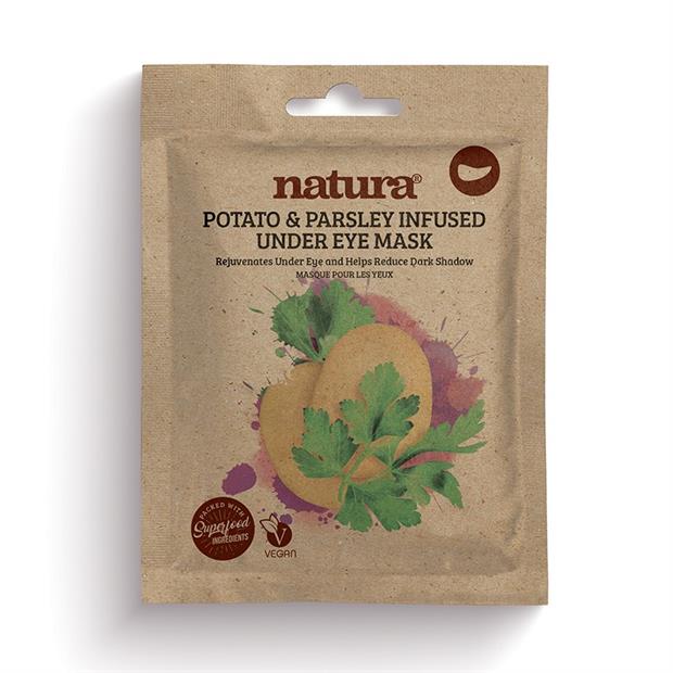 NATURA POTATO & PARSLEY INFUSED UNDER EYE MASK 3X3,5G