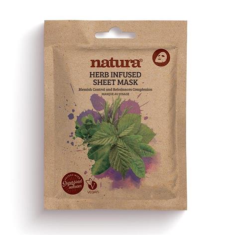 NATURA HERB INFUSED SHEET MASK 22ML