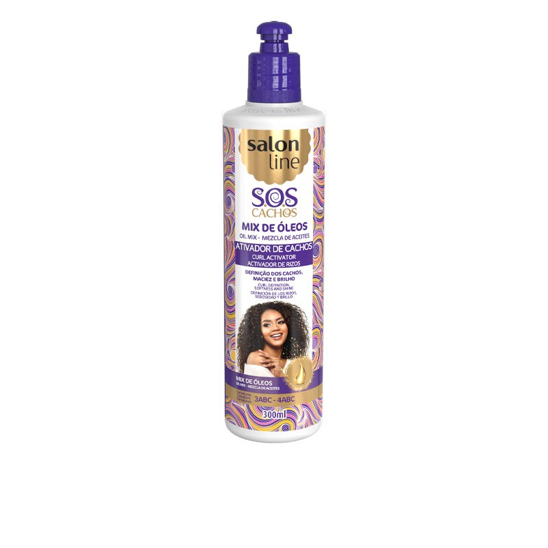 SOS ATIVADOR CACHOS MIX OLEOS NUTRITIVO 300ML