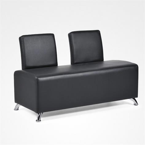 BIFULL SILLÓN DE ESPERA DOBLE SELENE DOBLE BLACK