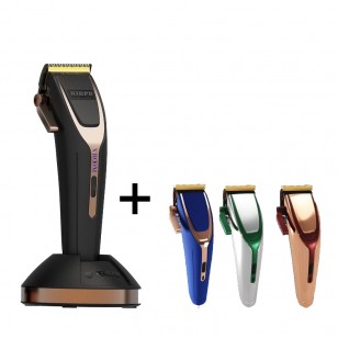 KIEPE VROOM CLIPPER MÁQUINA CORTE PROFESIONAL CORDLESS 11.000 RPM + REGALO 3 CARCASAS