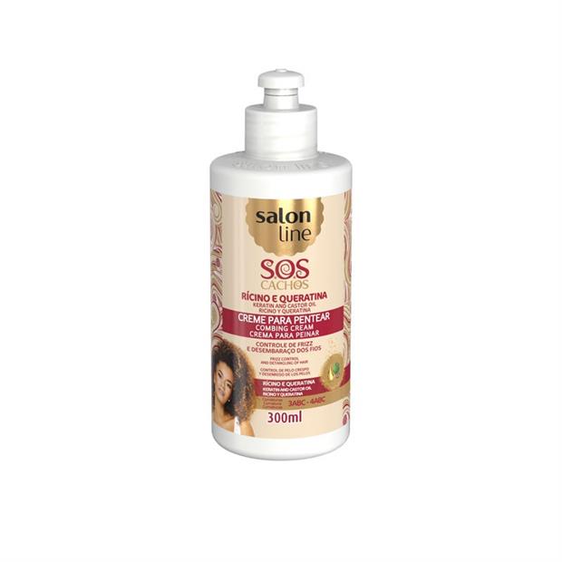 SOS CREME PENTEAR RICINO E QUERATINA 300ML