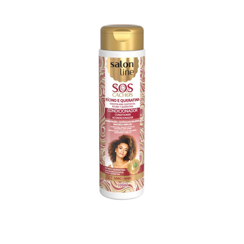 SOS CONDICIONADOR RICINO E QUERATINA 300ML