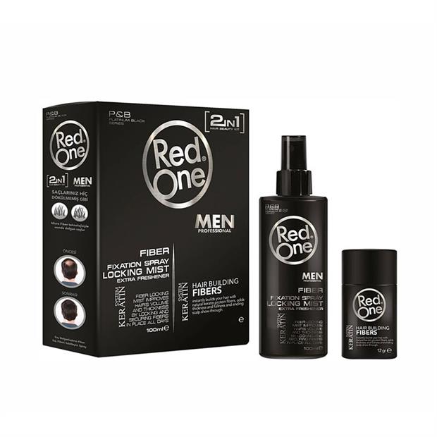 RED ONE FIBER FIXATION SPRAY BLACK