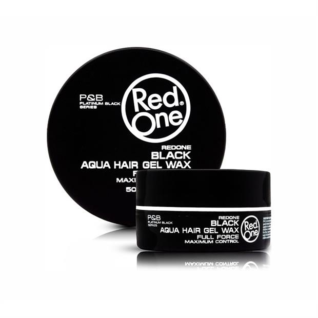 RED ONE BLACK AQUA HAIR GEL WAX 50ML