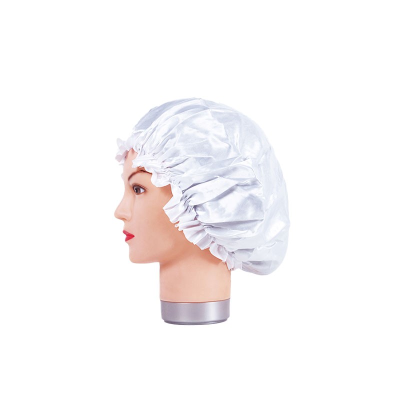 GORRO DE SATÉN ANTI FRIZZ BLANCO SLEEPING THIN CAP