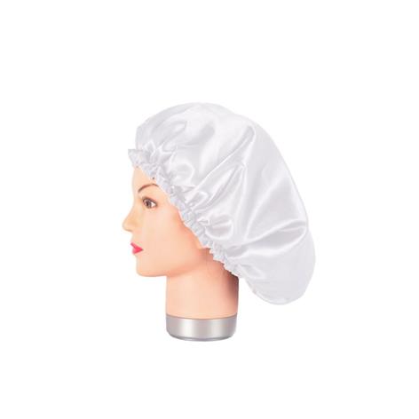 GORRO DE SATÉN BLANCO ANTI FRIZZ